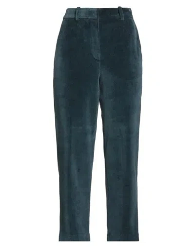 Circolo 1901 Woman Pants Dark Green Size 10 Cotton, Elastane