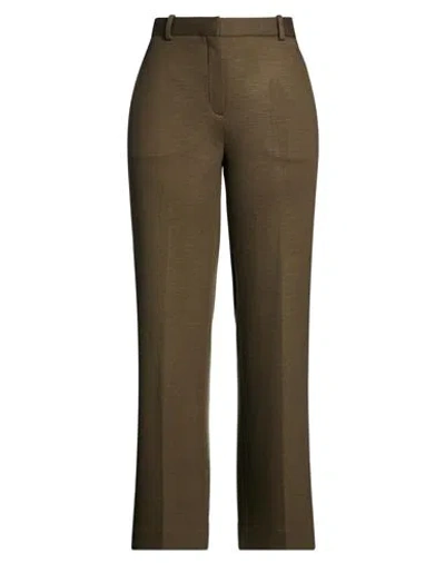 Circolo 1901 Woman Pants Dark Green Size 10 Virgin Wool, Cashmere, Polyamide