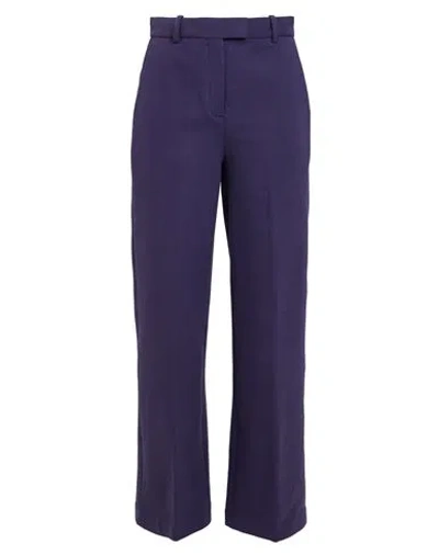 Circolo 1901 Woman Pants Dark Purple Size 10 Cotton, Elastane