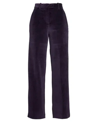 Circolo 1901 Woman Pants Dark Purple Size 2 Cotton, Polyester