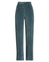Circolo 1901 Woman Pants Deep Teal Size 10 Cotton, Polyester In Green