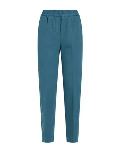 Circolo 1901 Woman Pants Deep Teal Size 6 Cotton, Elastane In Green
