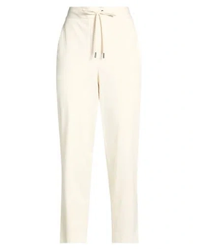 Circolo 1901 Woman Pants Ivory Size 10 Cotton, Elastane In White