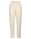 Circolo 1901 Woman Pants Beige Size 6 Cotton, Elastane In White