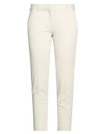 Circolo 1901 Woman Pants Ivory Size 4 Cotton, Lycra In White