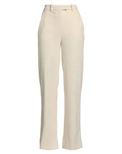 Circolo 1901 Woman Pants Ivory Size 6 Cotton, Polyester In White