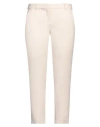 Circolo 1901 Woman Pants Ivory Size 8 Cotton, Elastane In White