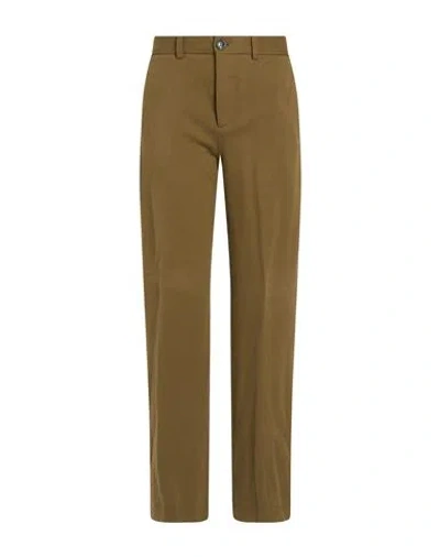 Circolo 1901 Woman Pants Khaki Size 6 Cotton, Elastane In Brown