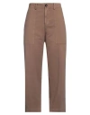 Circolo 1901 Woman Pants Khaki Size 6 Cotton, Elastane In Beige