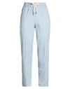 Circolo 1901 Woman Pants Light Blue Size 8 Cotton, Elastane In Blue