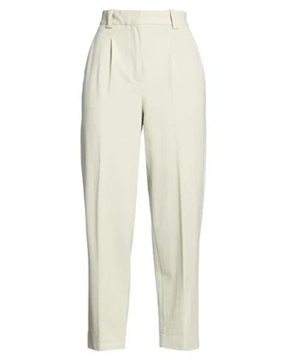 Circolo 1901 Woman Pants Light Green Size 4 Cotton, Elastane