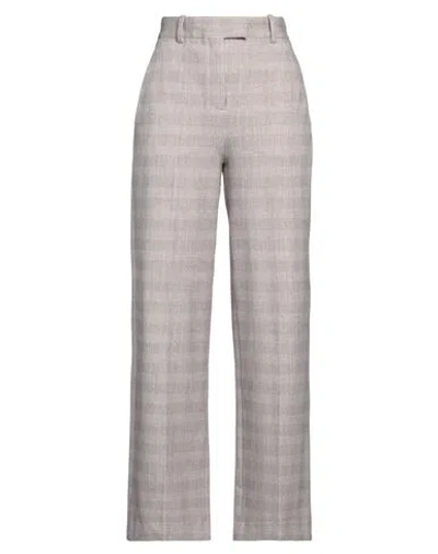Circolo 1901 Woman Pants Light Grey Size 6 Cotton, Elastane