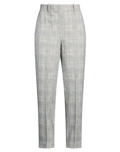 Circolo 1901 Woman Pants Light Grey Size 4 Cotton, Elastane In Gray