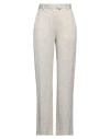 Circolo 1901 Woman Pants Light Grey Size 10 Cotton, Elastane