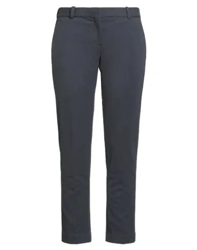 Circolo 1901 Woman Pants Midnight Blue Size 10 Cotton, Elastane