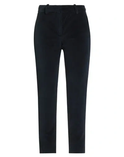 Circolo 1901 Woman Pants Midnight Blue Size 10 Cotton, Polyester In Black