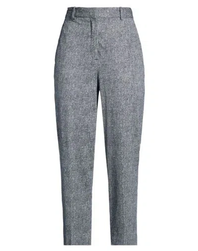 Circolo 1901 Woman Pants Midnight Blue Size 12 Cotton, Elastane