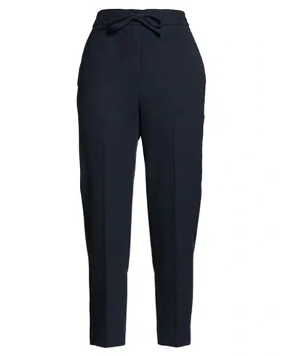 Circolo 1901 Woman Pants Midnight Blue Size 8 Cotton, Elastane