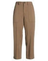 Circolo 1901 Woman Pants Military Green Size 8 Cotton, Lycra In Brown