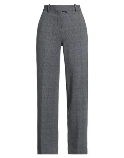 Circolo 1901 Woman Pants Navy Size 10 Cotton, Elastane In Gray