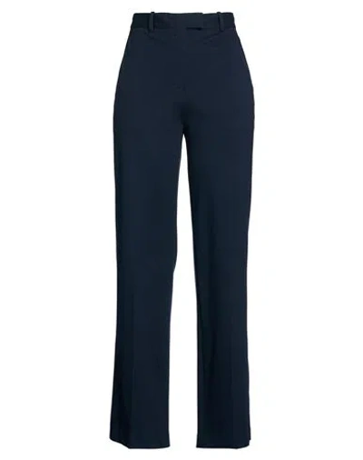 Circolo 1901 Woman Pants Navy Size 10 Cotton, Elastane In Blue
