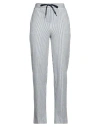Circolo 1901 Woman Pants Navy Size 8 Cotton, Elastane In Navy Blue