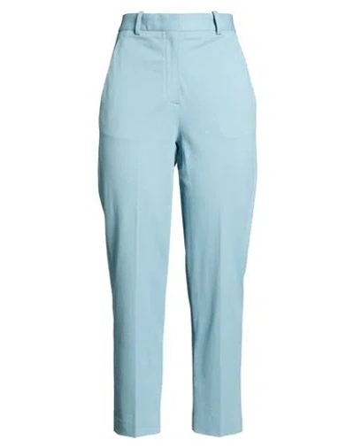 Circolo 1901 Woman Pants Pastel Blue Size 4 Cotton, Elastane