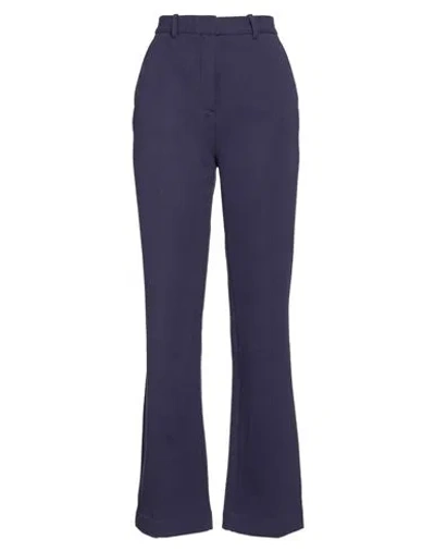 Circolo 1901 Woman Pants Purple Size 12 Cotton, Elastane