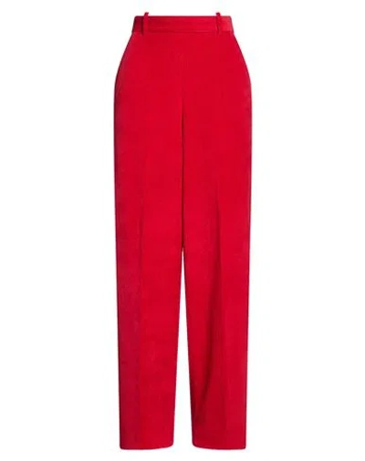 Circolo 1901 Woman Pants Red Size 6 Cotton, Polyester