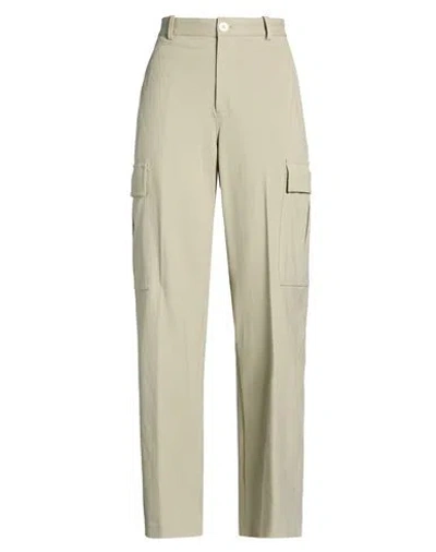 Circolo 1901 Woman Pants Sage Green Size 10 Cotton, Elastane