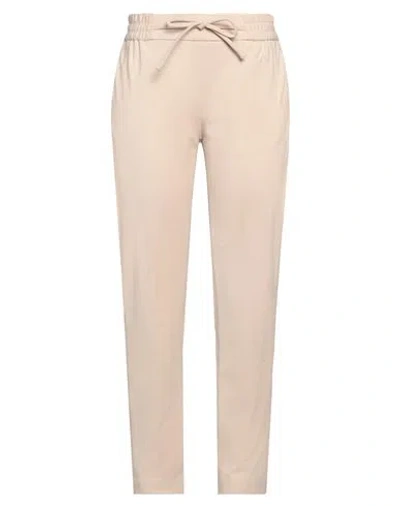 Circolo 1901 Woman Pants Sand Size 12 Cotton, Elastane In Neutral