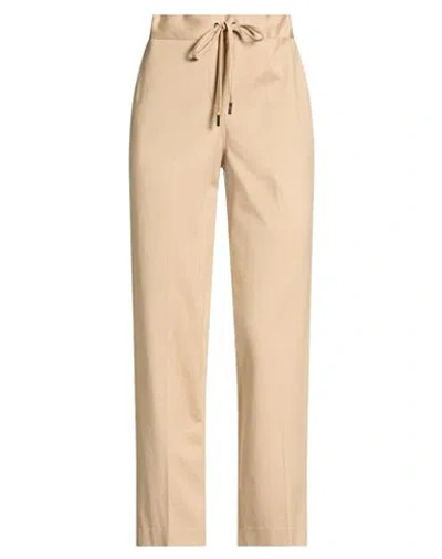 Circolo 1901 Woman Pants Sand Size 2 Cotton, Elastane In Neutral