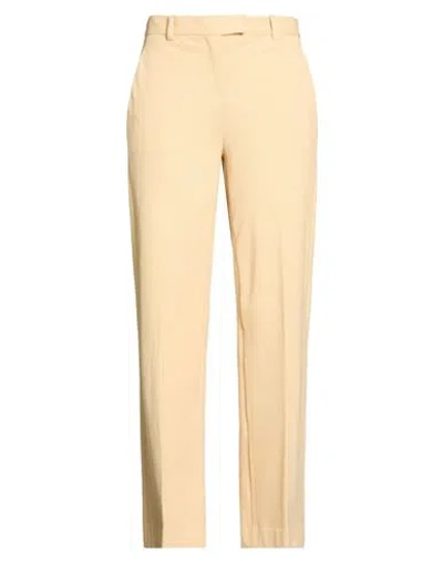 Circolo 1901 Woman Pants Sand Size 6 Cotton, Elastane