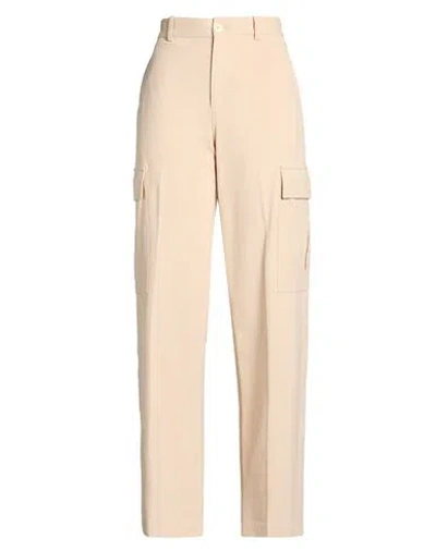 Circolo 1901 Woman Pants Sand Size 8 Cotton, Elastane In Neutral