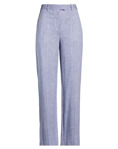Circolo 1901 Woman Pants Slate Blue Size 10 Cotton, Elastane