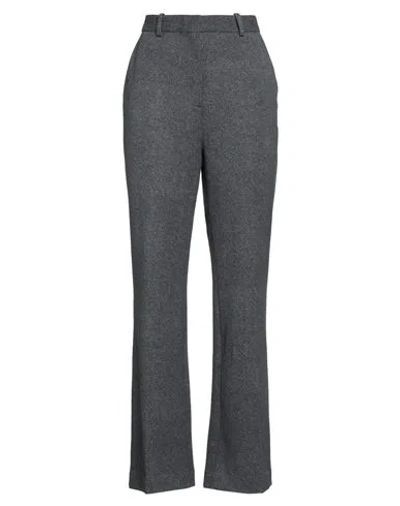 Circolo 1901 Woman Pants Slate Blue Size 8 Cotton, Elastane In Gray
