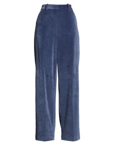 Circolo 1901 Woman Pants Slate Blue Size 8 Cotton, Polyester