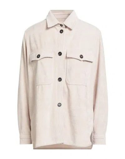Circolo 1901 Woman Shirt Beige Size 10 Cotton, Polyester In Neutral