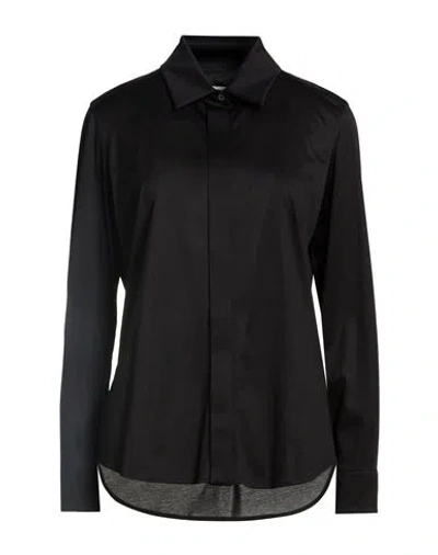 Circolo 1901 Woman Shirt Black Size M Cotton
