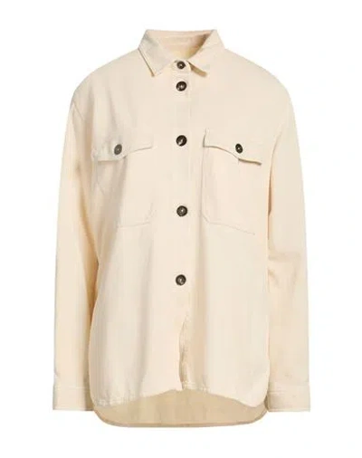 Circolo 1901 Woman Shirt Ivory Size 12 Cotton In White