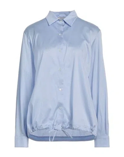 Circolo 1901 Woman Shirt Light Blue Size Xl Cotton