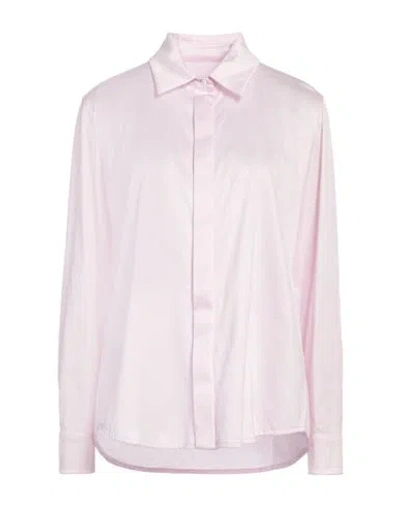 Circolo 1901 Woman Shirt Pink Size M Cotton