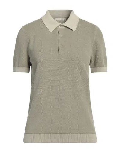 Circolo 1901 Woman Sweater Sage Green Size S Cotton