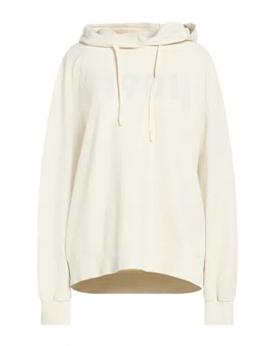 Circolo 1901 Woman Sweatshirt Cream Size L Cotton, Lycra In White