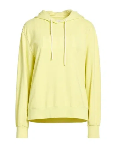 Circolo 1901 Woman Sweatshirt Lime Green Size M Cotton, Lycra