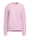 Circolo 1901 Woman Sweatshirt Pink Size M Cotton, Lycra In Pink