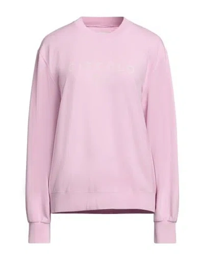 Circolo 1901 Woman Sweatshirt Pink Size M Cotton, Lycra