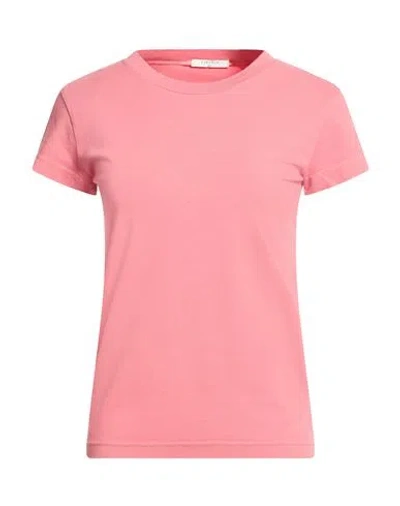 Circolo 1901 Woman T-shirt Antique Rose Size M Cotton, Elastane In Pink