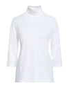 Circolo 1901 Woman T-shirt Ivory Size L Cotton, Elastane In White