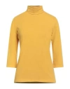 Circolo 1901 Woman T-shirt Marigold Size M Cotton, Elastane In Yellow